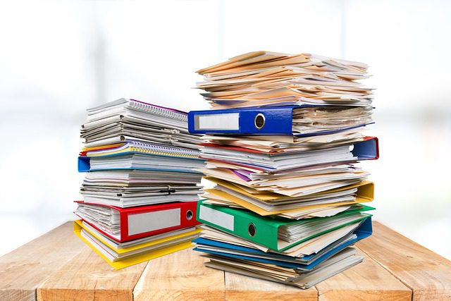 photo of folders and paperwork